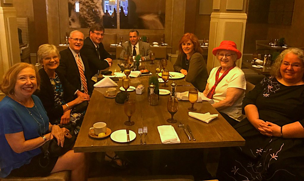 The Unsung Heroines and guests enjoying lunch with Sen. Barrett and Rep. Gordon