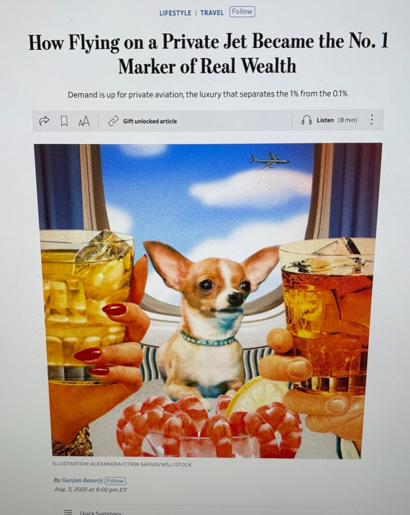 A screenshot of a Wall Street Journal article.