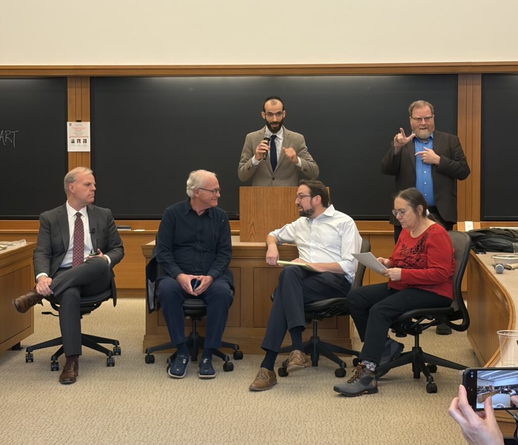 Senator Barrett, Rep Sean Garballey, Alex Green, Anne Fracht, and Hezzy Smith